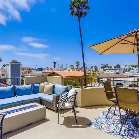 Stunning Ocean View Home W Rooftop Terrace, Firepit, Fast Wifi, Ac & Parking! San Diego Exterior photo